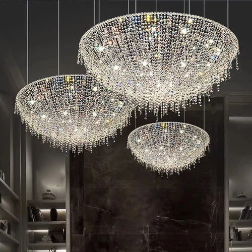 Luxury retro crystal chandelier for interior decoration - vue 3 sur 12