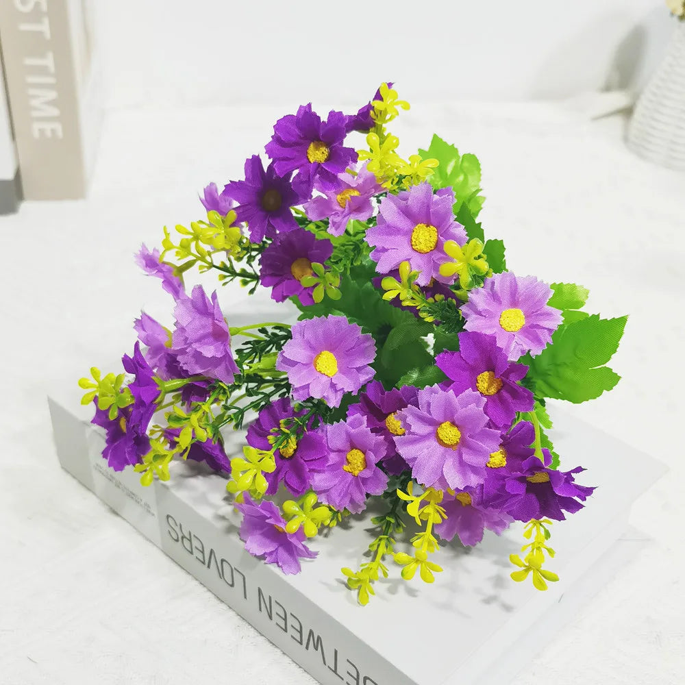 Set of uv-resistant artificial flowers for outdoor decoration - vue 5 sur 16