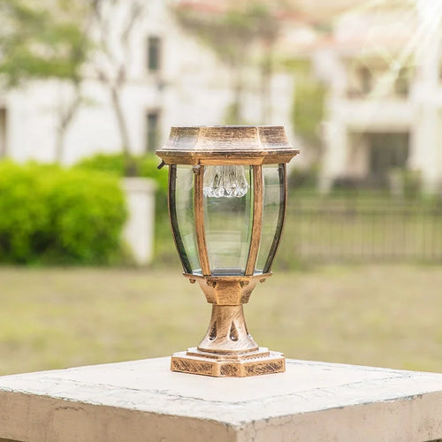Modern waterproof solar table lamp for outdoor lighting - vue 3 sur 8