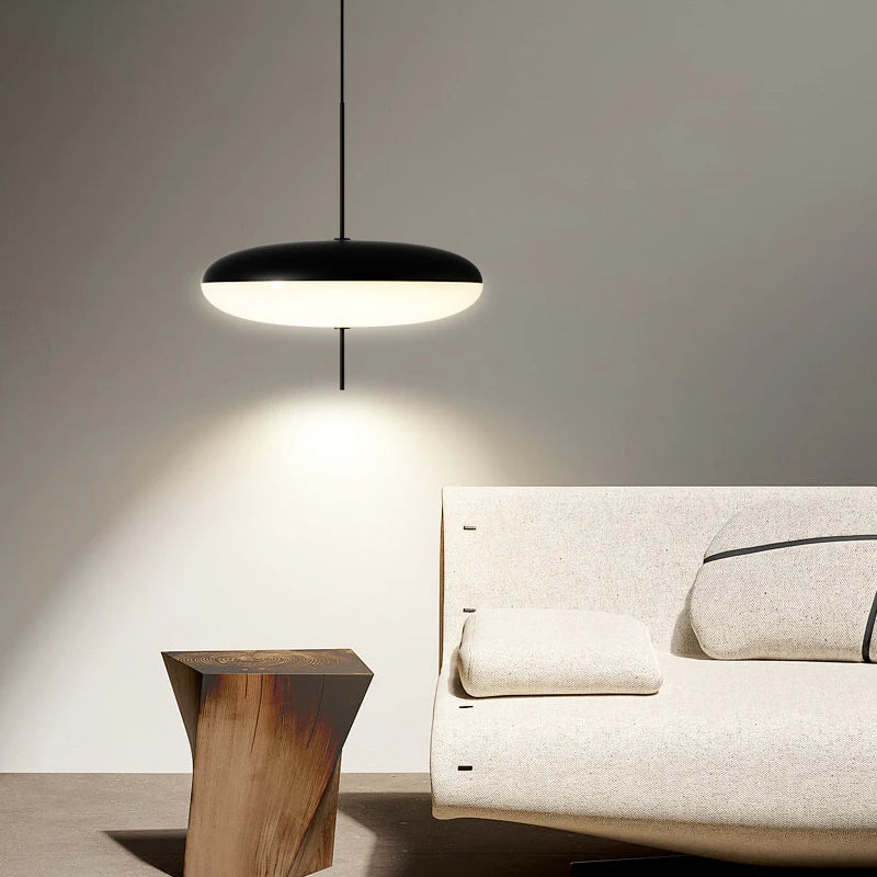 decorative modern pendant light with adjustable flat wire