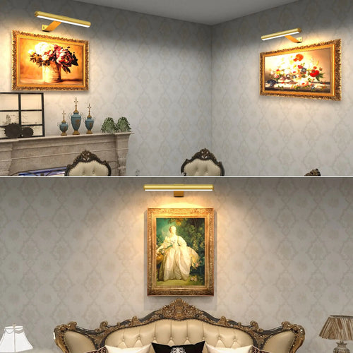 Rechargeable LED wall light for paintings and dartboard - vue 7 sur 9