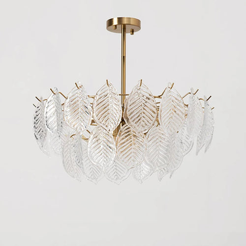 Modern glass chandelier for elegant and refined interior decor - vue 7 sur 11