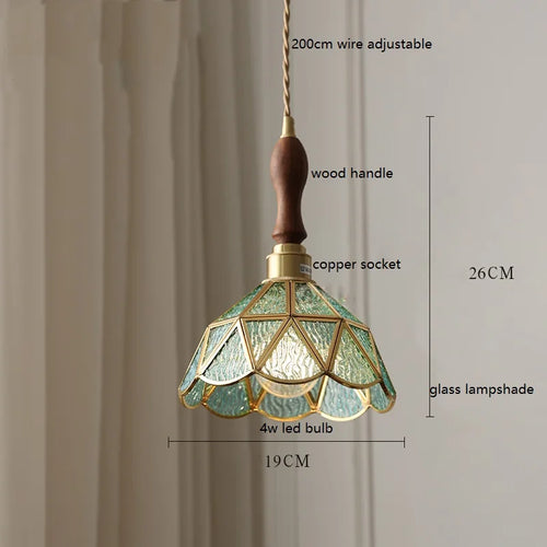 iwhd modern glass copper butterfly LED hand lamp - vue 23 sur 28