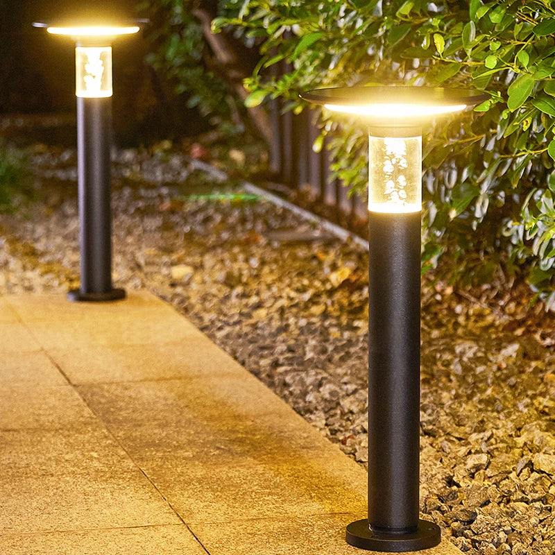 Waterproof solar garden lamp LED for outdoor use