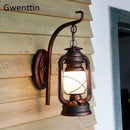 Vintage kerosene-style outdoor country wall light