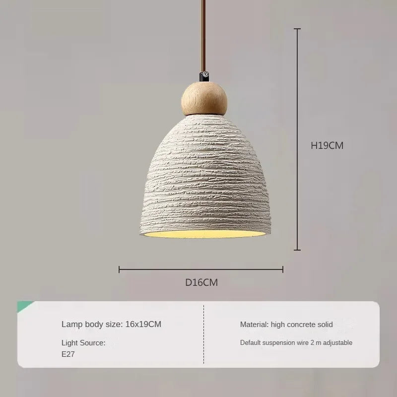 Modern wood and marble chandelier for elegant interiors
