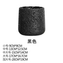 Nordic style cement flower pot with decorative tray