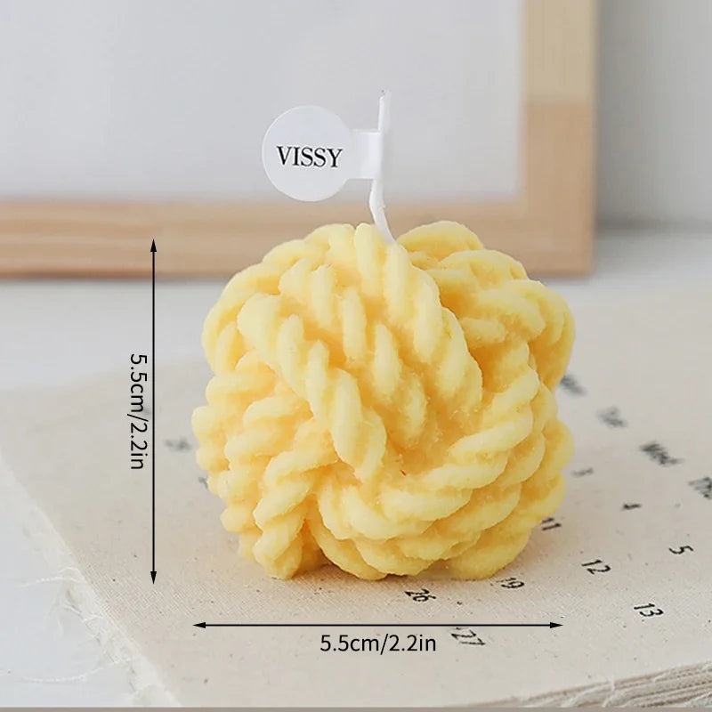 wool aromatic candle for wedding creative decoration guest gift