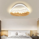 Modern minimal wood style ceiling light for the whole house