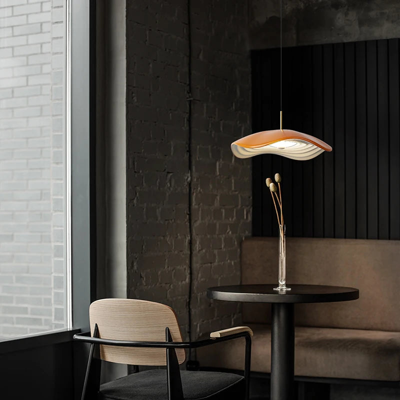 Modern minimalist wabi-sabi art chandelier for creative bar - vue 3 sur 14