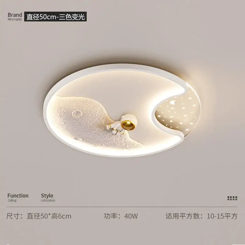 Decorative children's LED ceiling light for baby room - vue 7 sur 12