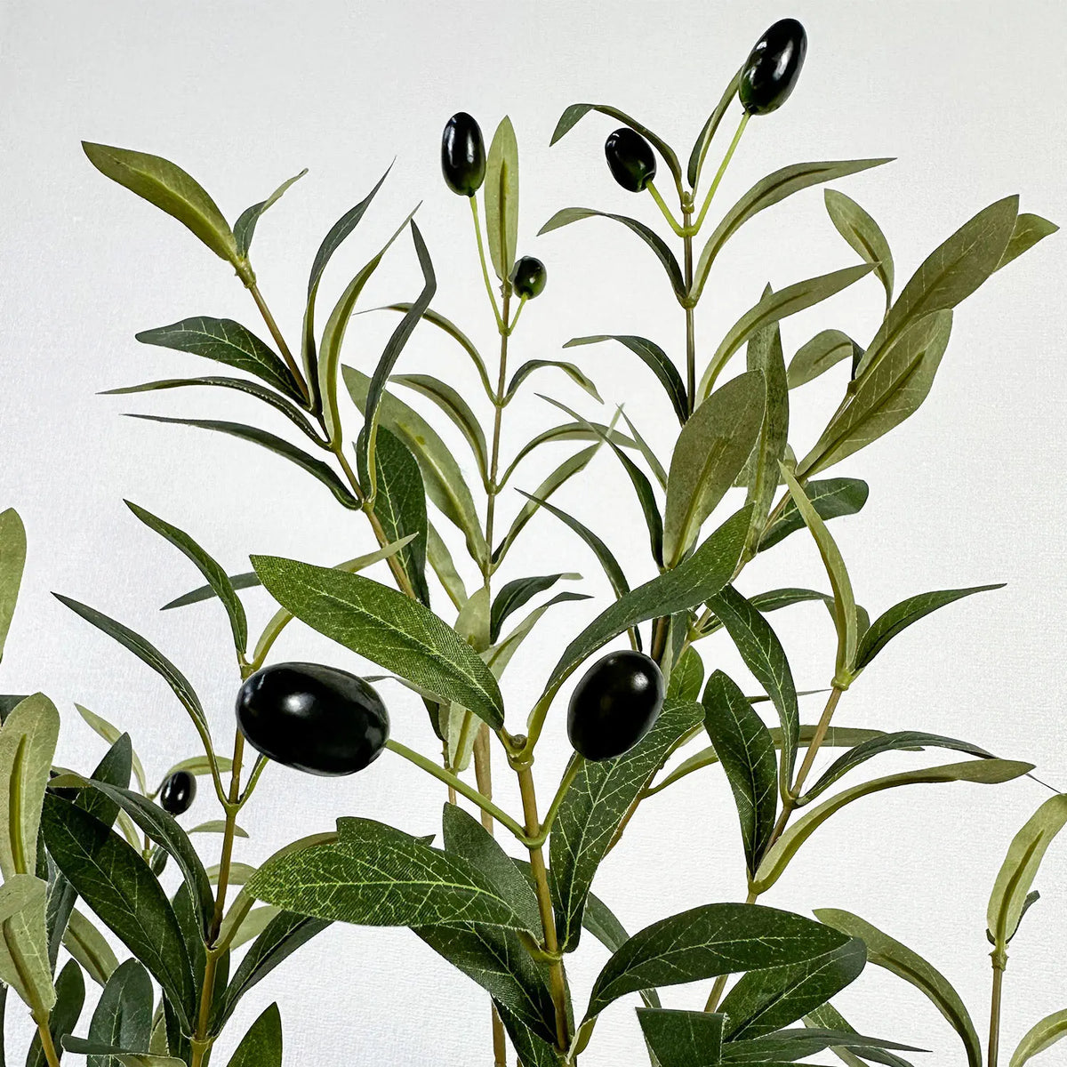 Artificial olive branch for interior decoration and weddings - vue 6 sur 7