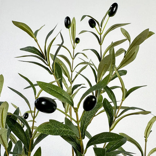 Artificial olive branch for interior decoration and weddings - vue 6 sur 7