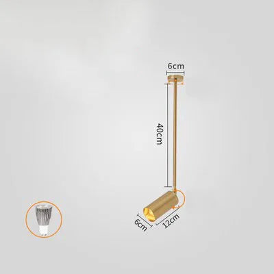 Pole-mounted spotlight for shops and nail salons - vue 13 sur 21