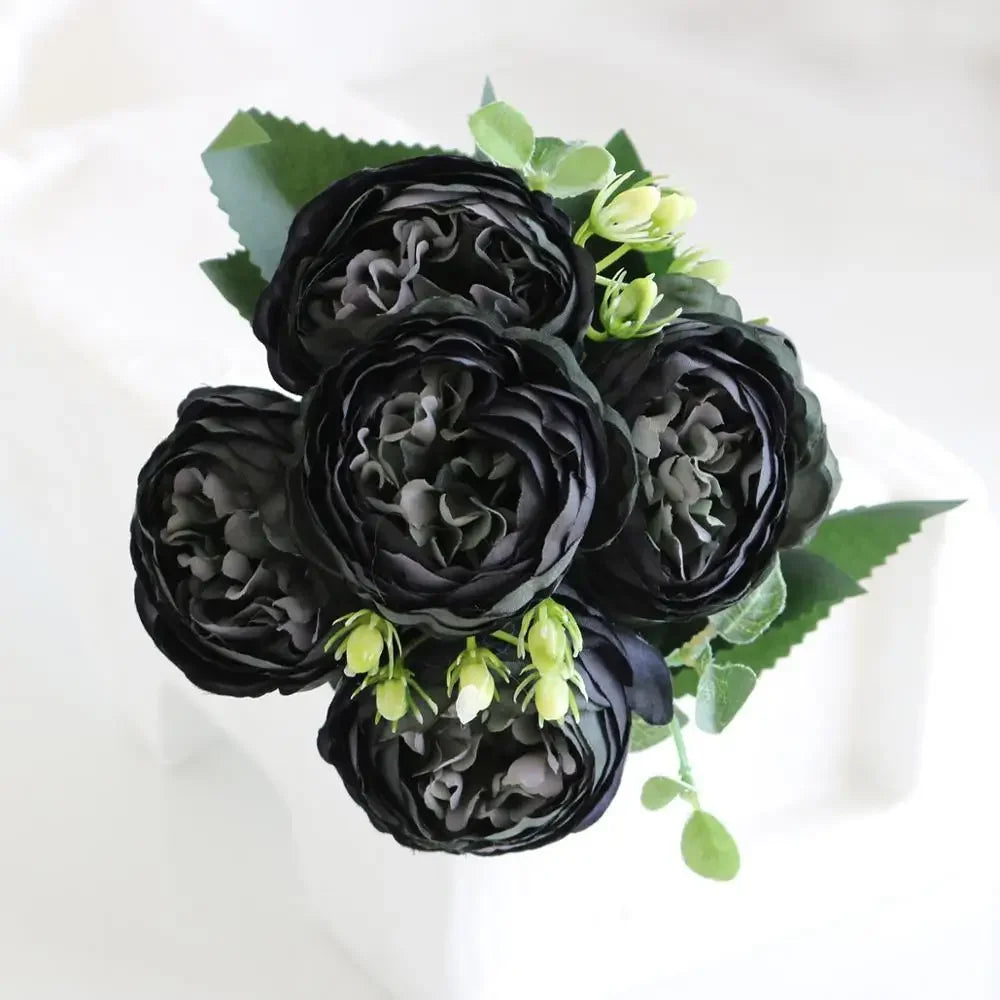 Small artificial flower bouquet for spring decoration and weddings - vue 32 sur 37