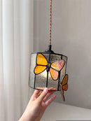 Multicolour Tiffany-style chandelier for children's interior lighting