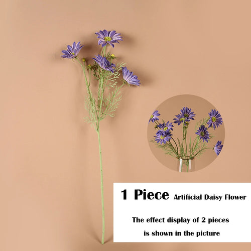 Large artificial daisy bouquet silk flowers wedding decoration - vue 9 sur 18