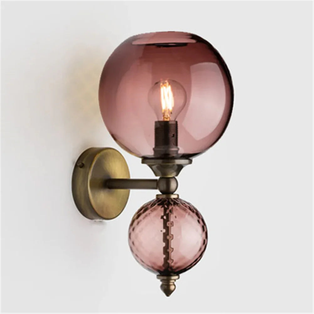 Glass bubble LED wall light - vue 16 sur 16