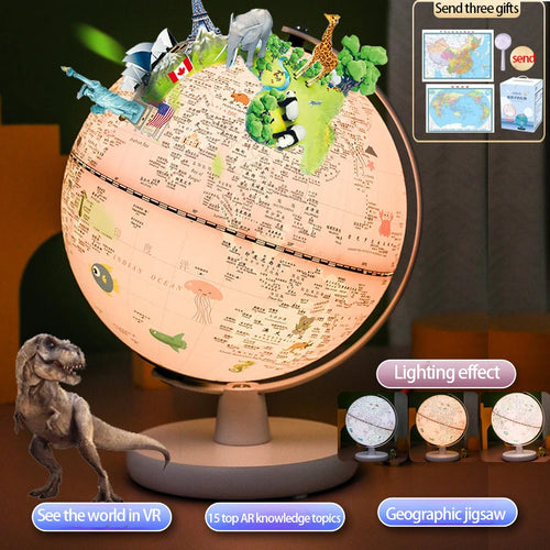 smart desk lamp with globe creative gift for kids - vue 8 sur 14
