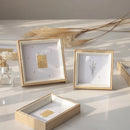 Decorative nordic style square resin photo frame for wall hanging