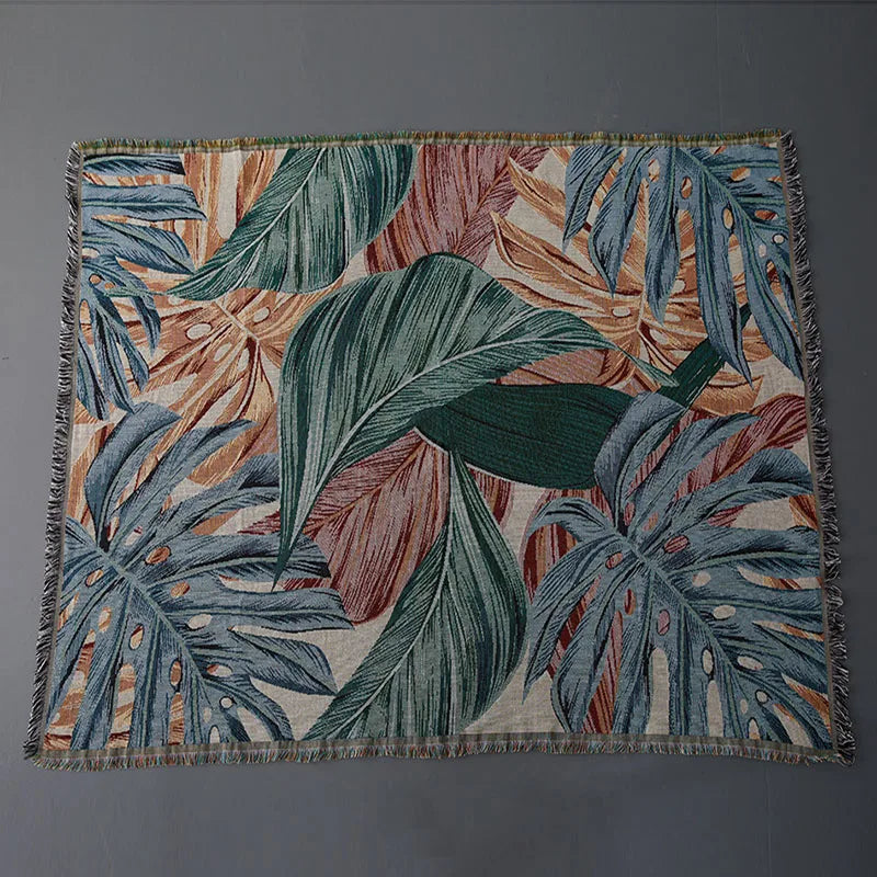 Nordic geometric throw for bed, sofa and living room