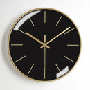 modern metal wall clock, aesthetic and silent
