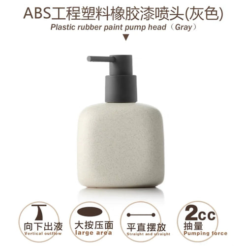 ceramic bottle for portable soap and shower gel - vue 17 sur 21