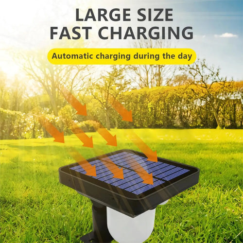 Solar LED spotlight with human motion sensor - vue 2 sur 7