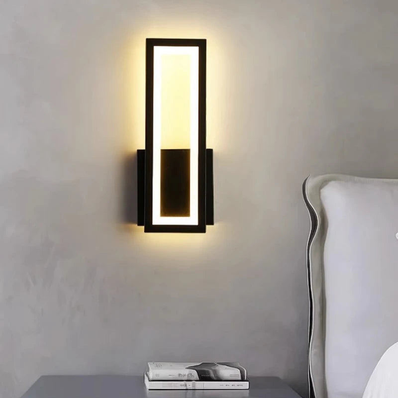 Modern decorative LED wall light, ideal for TV background