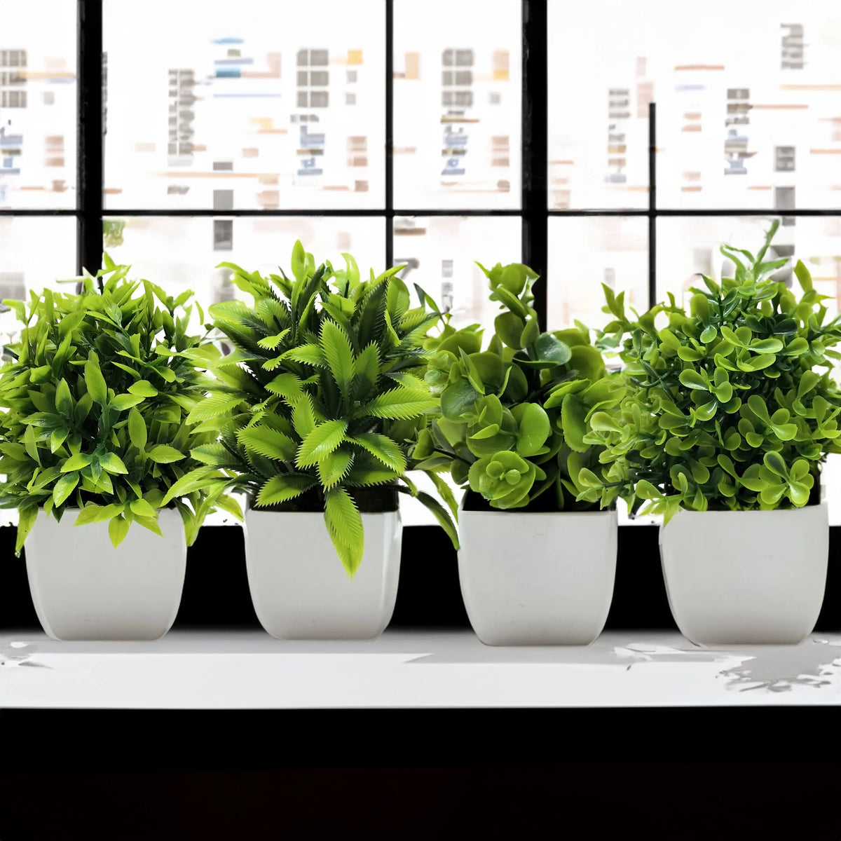 Artificial potted plant for office and garden decoration - vue 6 sur 45