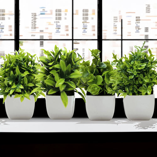 Artificial potted plant for office and garden decoration - vue 7 sur 45
