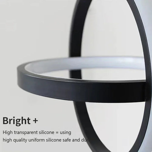 Modern LED chandelier for elegant and decorative lighting - vue 7 sur 15