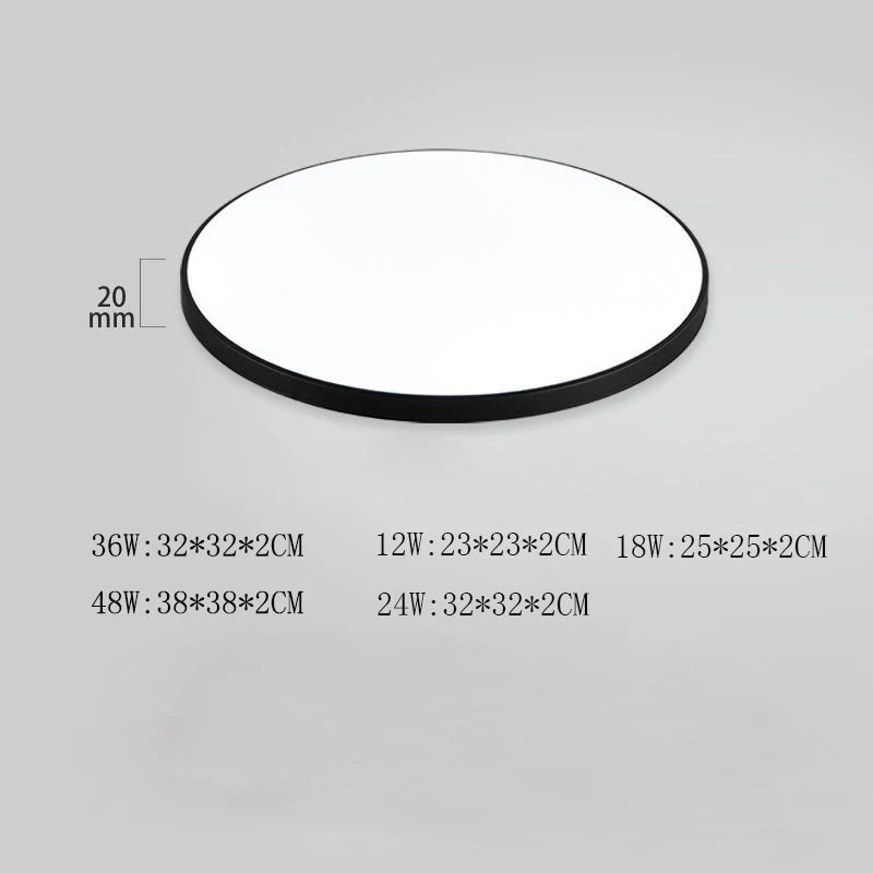 Modern LED ceiling chandelier 48W 36W 24W for bedroom, kitchen, bathroom, dining room lighting