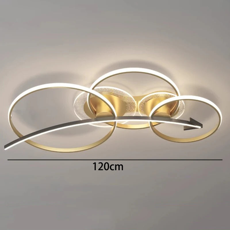 Smart nordic ceiling light for modern indoor lighting