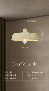 Designer pendant light for a warm and modern atmosphere