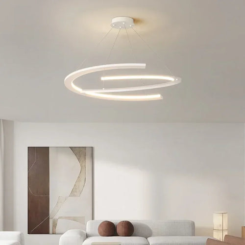 Modern LED pendant light for elegant interior décor - vue 6 sur 21