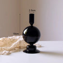 European glass candle holder for decoration and weddings
