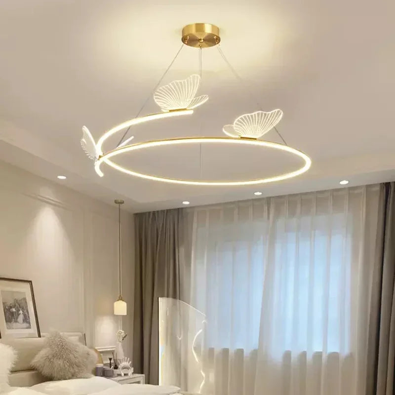 Modern butterfly chandelier creative design for interior decoration - vue 4 sur 9