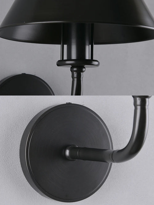Minimalist anti-rust copper wall light - vue 6 sur 8