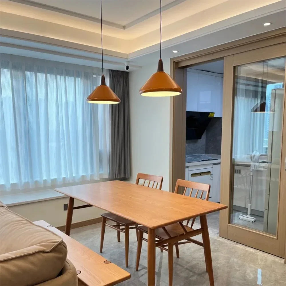 Modern macarone led chandelier for stylish interiors - vue 4 sur 8