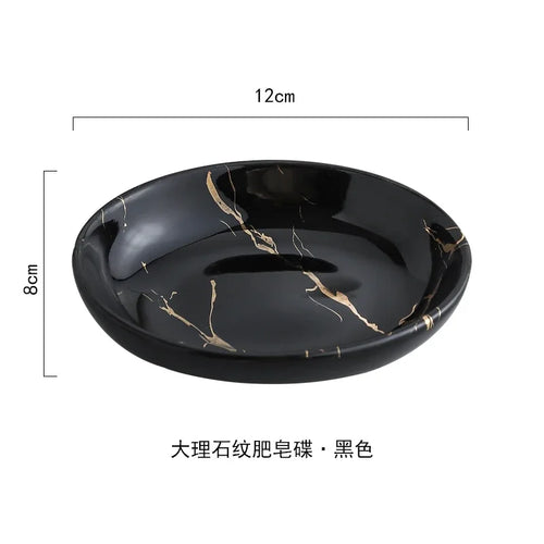 decorative ceramic bathroom set with accessories - vue 14 sur 24