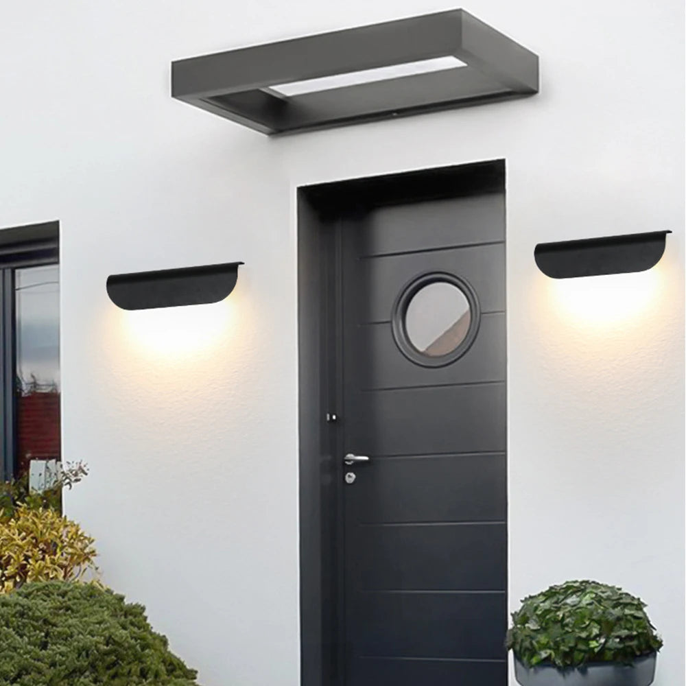 LED wall light IP65 waterproof for indoor and outdoor bedroom, staircase, balcony, corridor, and garden lighting