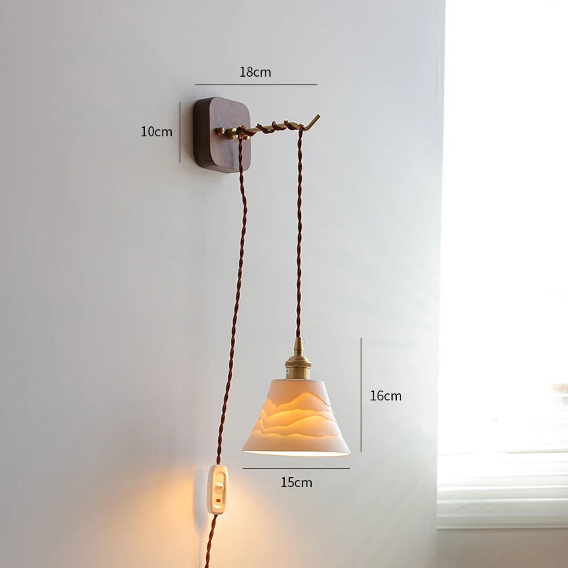 Japanese style LED wall light IWHD - vue 12 sur 23
