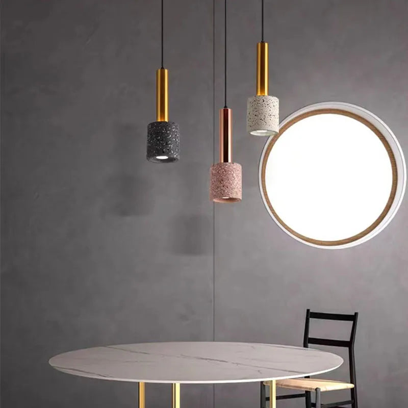 Terrazzo pendant light for a modern and elegant interior