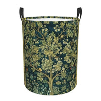 floral foldable laundry basket for baby toy storage