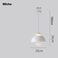 Modern Nordic Danish designer LED pendant light flower bud decor art hanging chandelier for home, bedroom, kitchen, bedside
