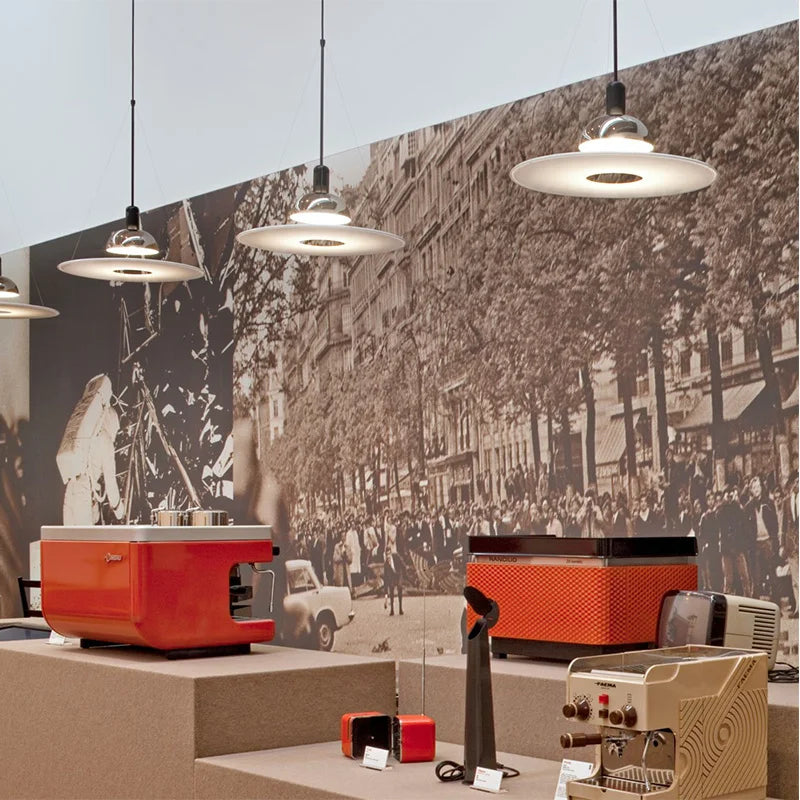 Nordic creative UFO-inspired LED chandelier for interior decor - vue 5 sur 6