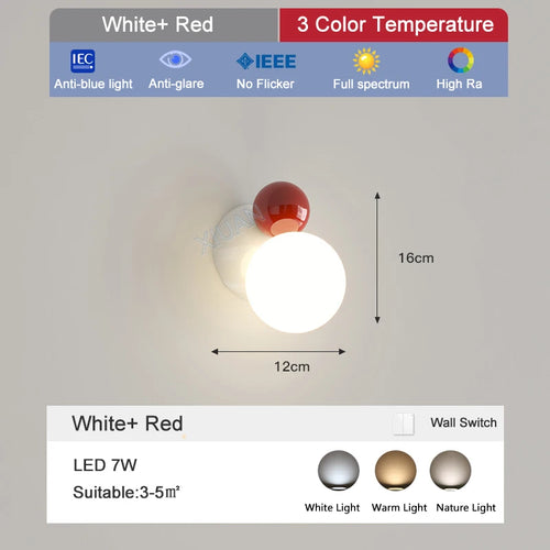 Simple bedside lamp for hotel and staircase ceiling - vue 9 sur 9