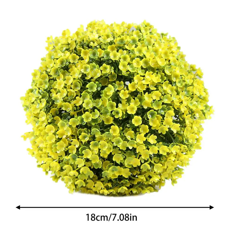 Artificial grass topiary balls for outdoor decoration - vue 10 sur 14