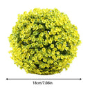 Artificial grass topiary balls for outdoor decoration